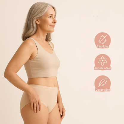 Culottes d’incontinence taille haute ultra-absorbantes