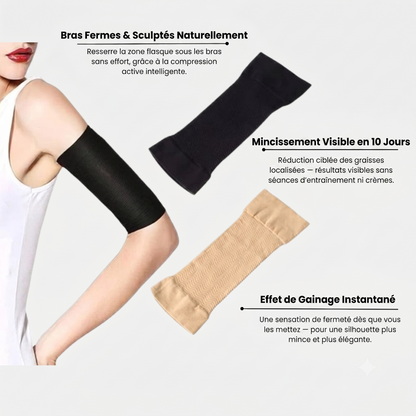 Manchons de compression 3D Glowora™ – Dites adieu aux mouvements incontrôlés des bras
