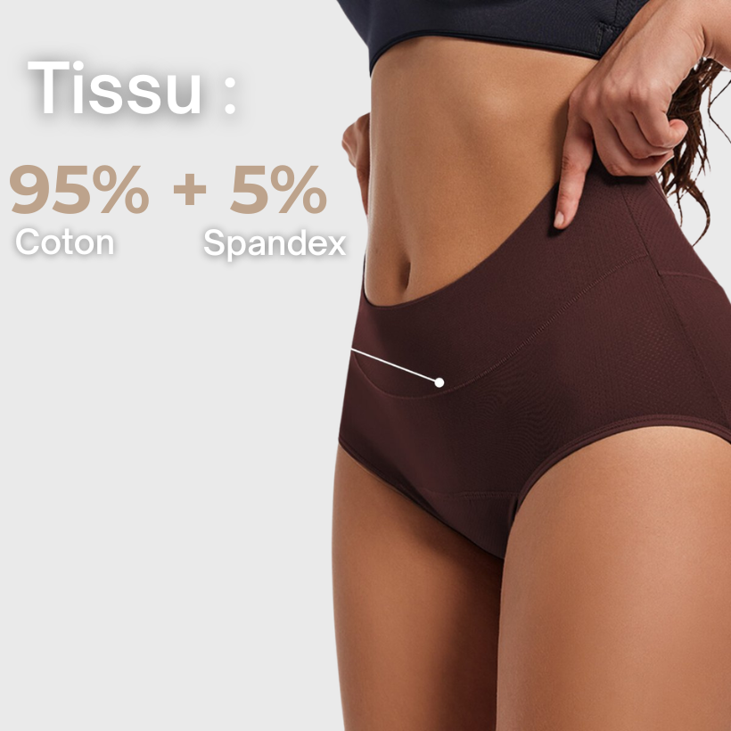 Culottes d’incontinence taille haute ultra-absorbantes